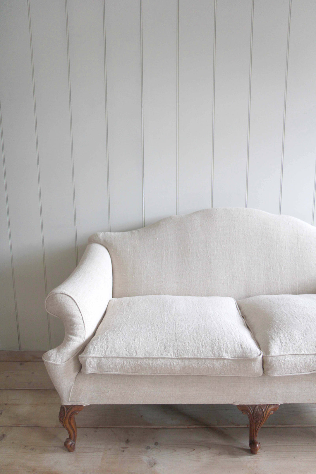 19th Century sofa in Antique Textile