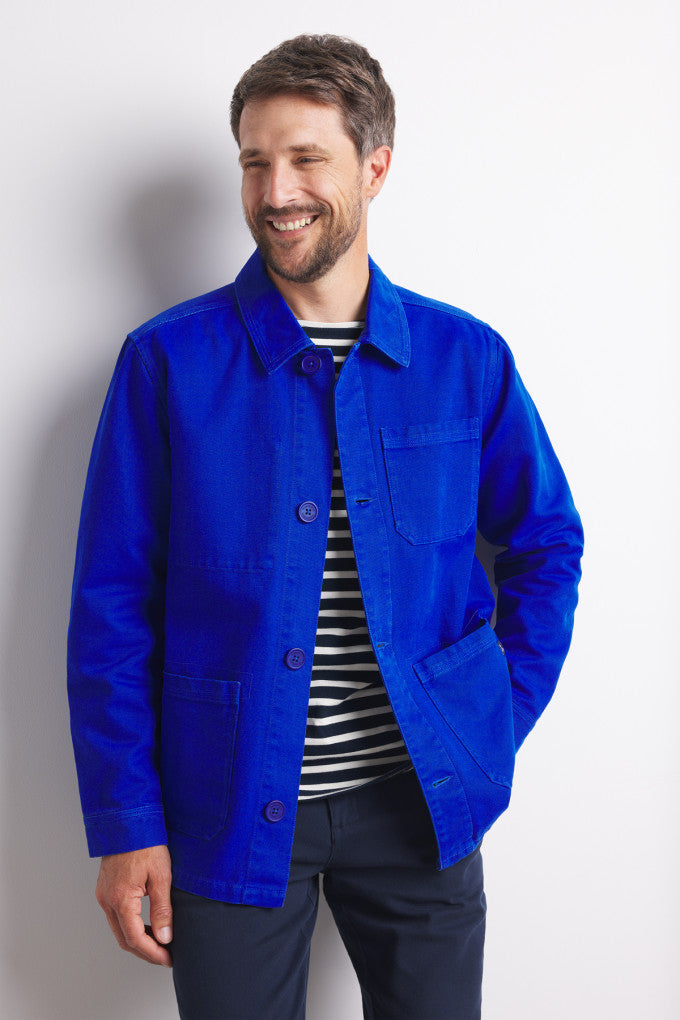 Mousqueton Canvas Work Jacket / Cobalt