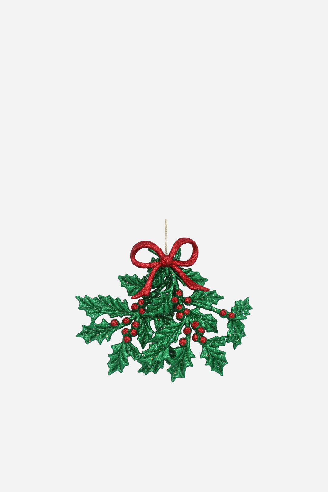 Acrylic Holly Bow Decoration