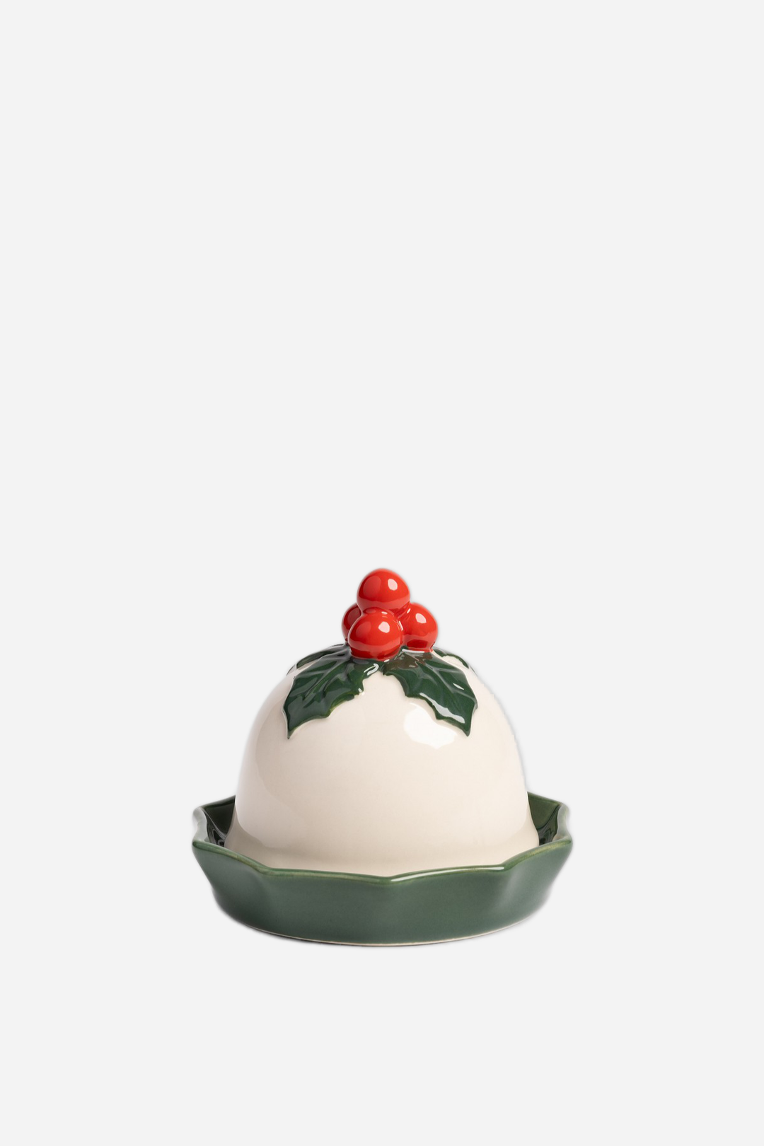 Holly Butter Dish