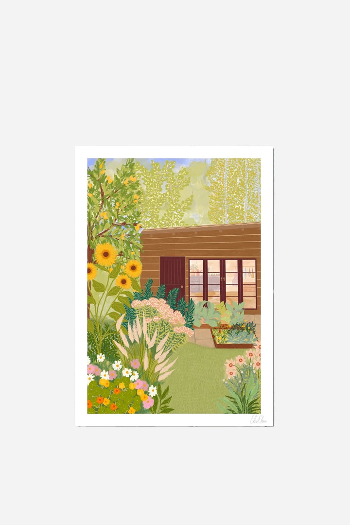 Home Garden A3 Print