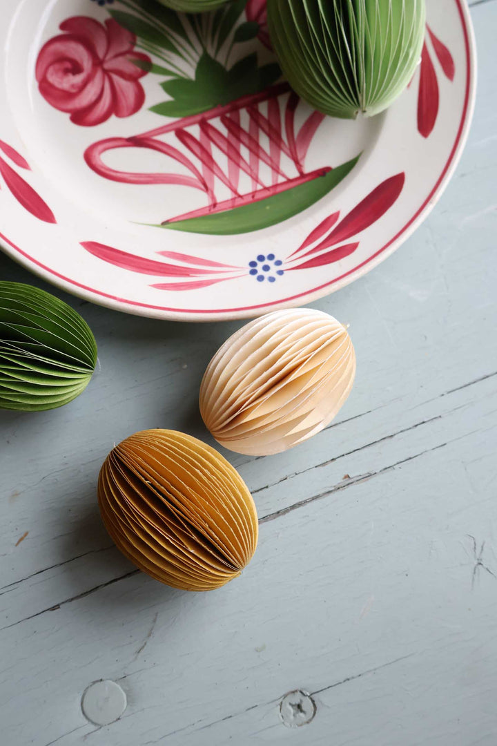 Paper Eggs / Swirl Honey Sml