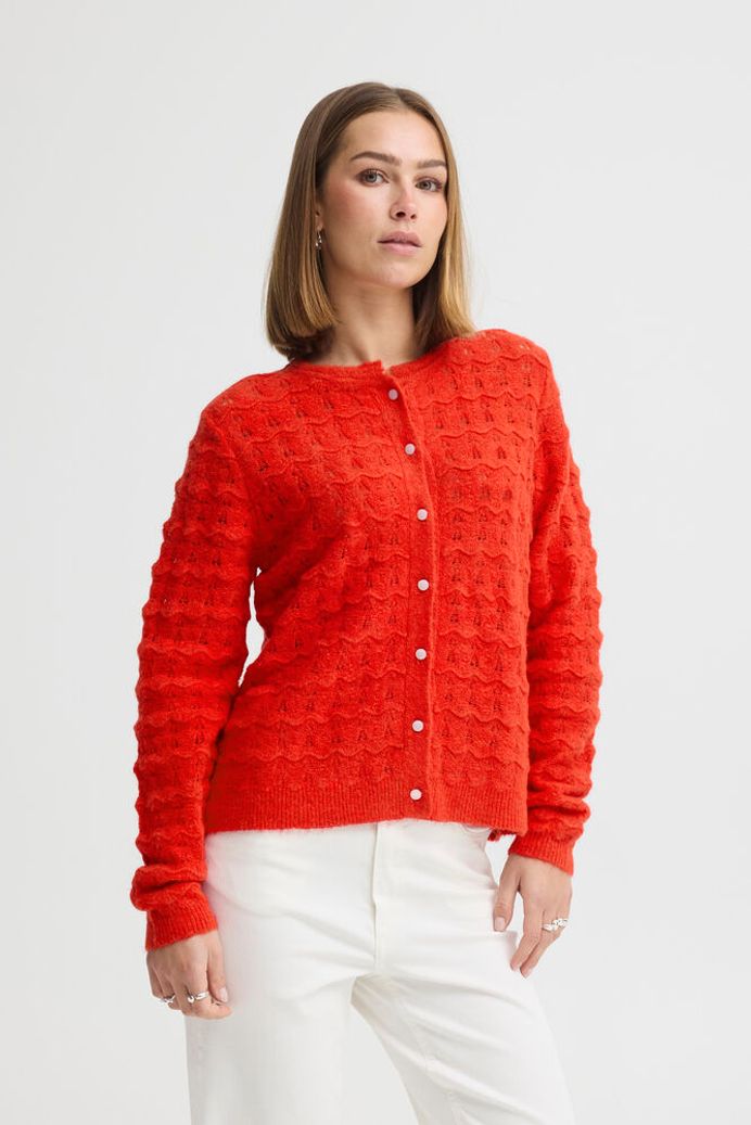 Ihbaila Cardigan / Fiery Red
