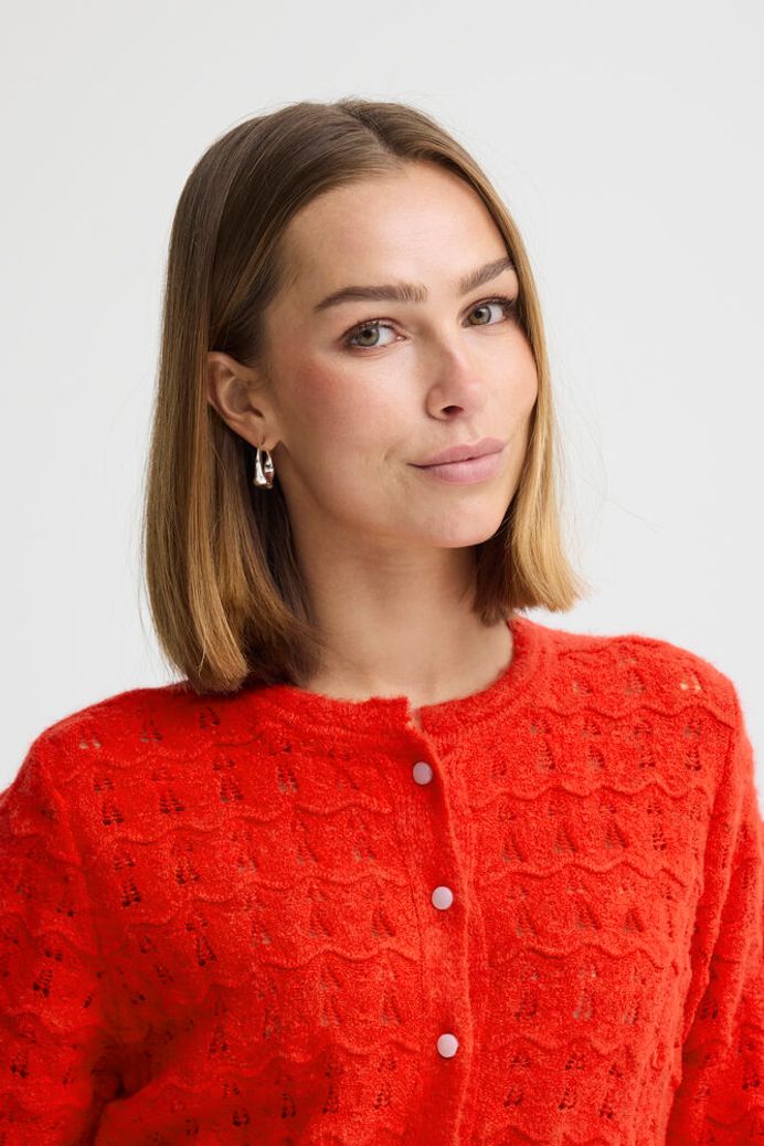 Ihbaila Cardigan / Fiery Red