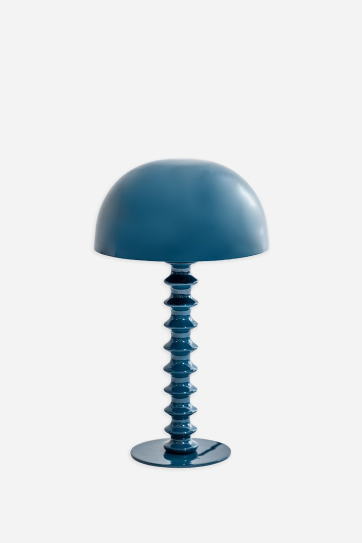 Indigo Large Ribbed Table Lamp
