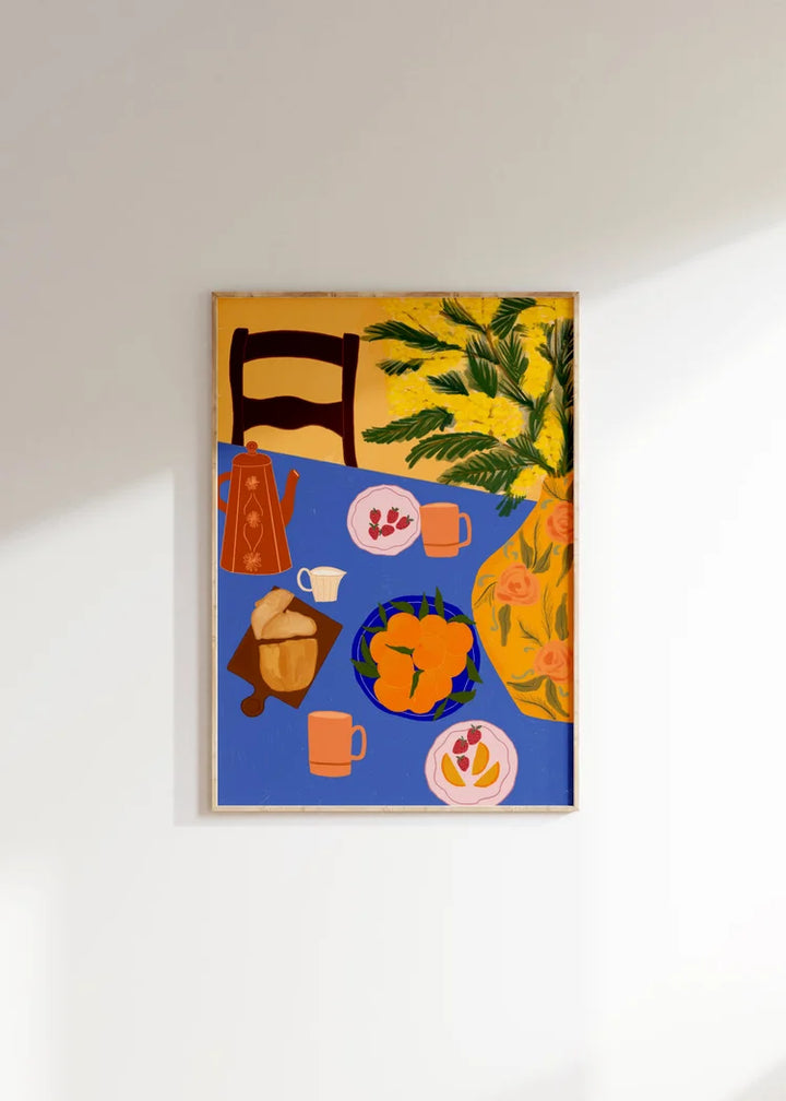 Italy Breakfast A3 Print