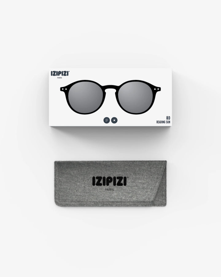 izipizi black reading sunglasses shape D boxed