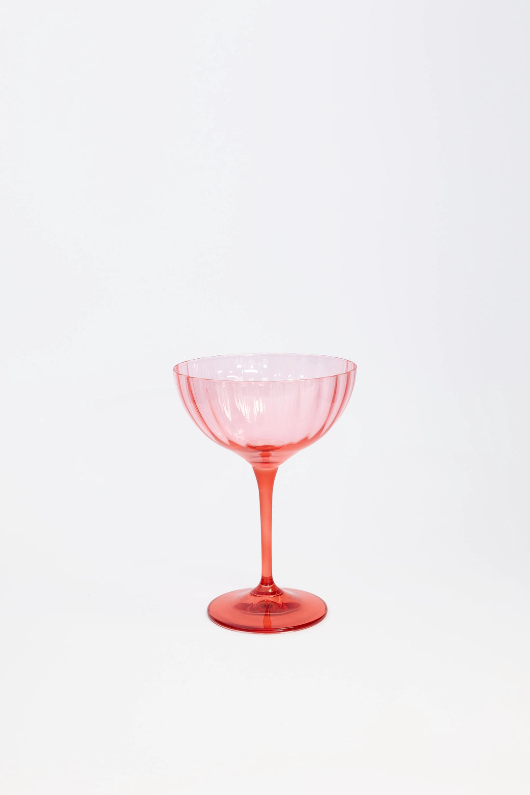 Anna + Nina Garden Pink Champagne Glass