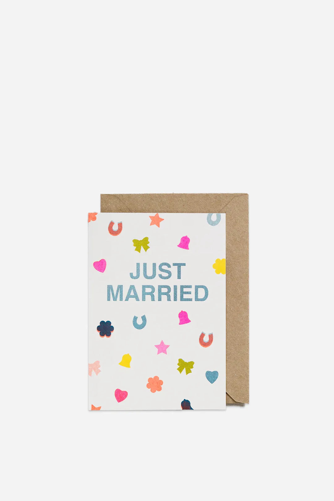 Just Married Confetti Card
