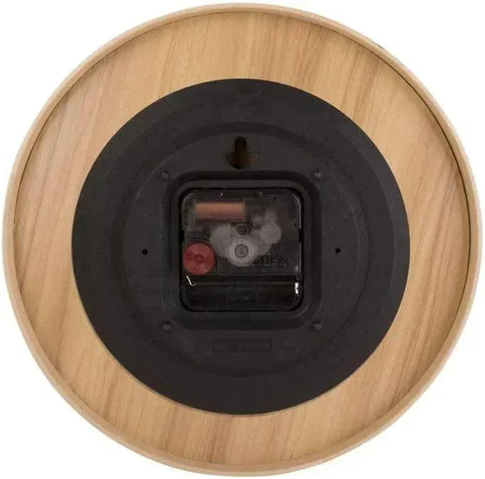 Wall Clock / Pure Wood Grain / Small / Moss Green