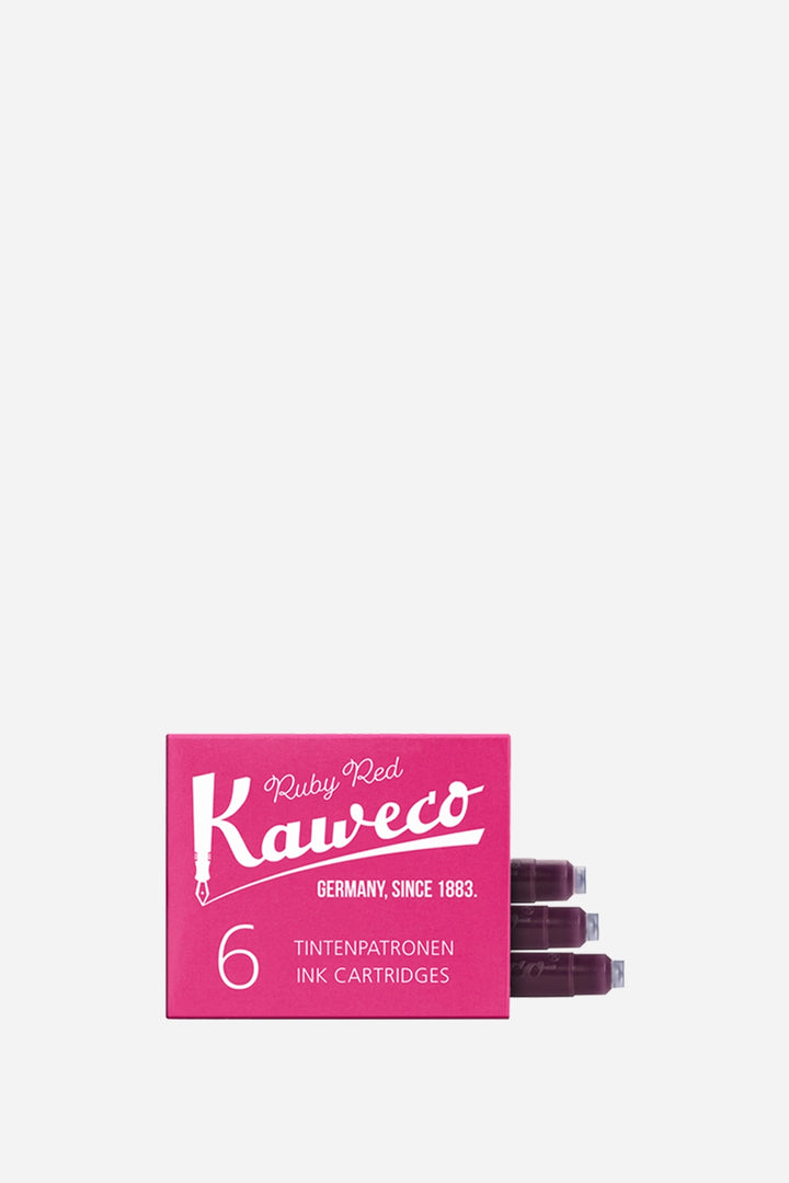 Kaweco Ink Cartridges Pack of 6 / Ruby Red