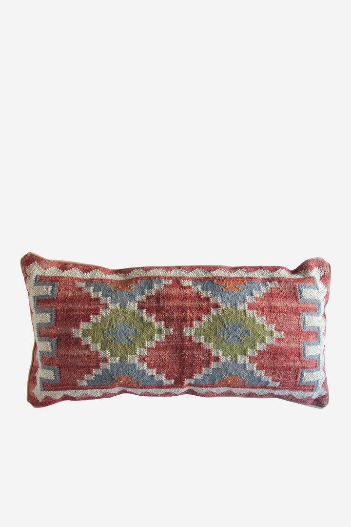 Kilim Wool & Jute Large  Bolster 45 X 90cm