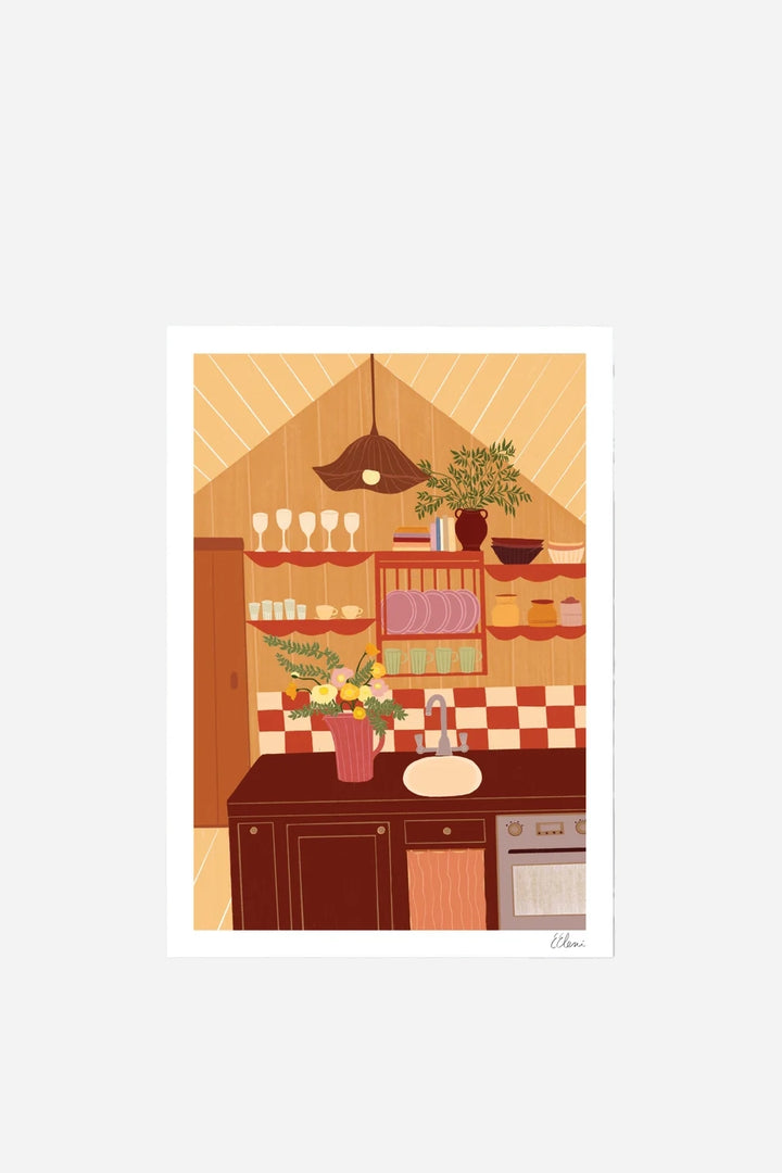 Kip Cottage A3 Print