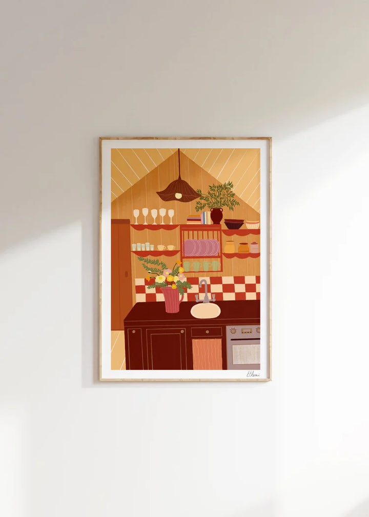 Kip Cottage A3 Print