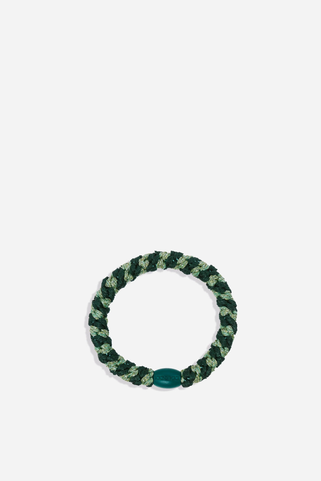 Kknekki Hair Tie / Jungle Pistachio Glitter Stripe