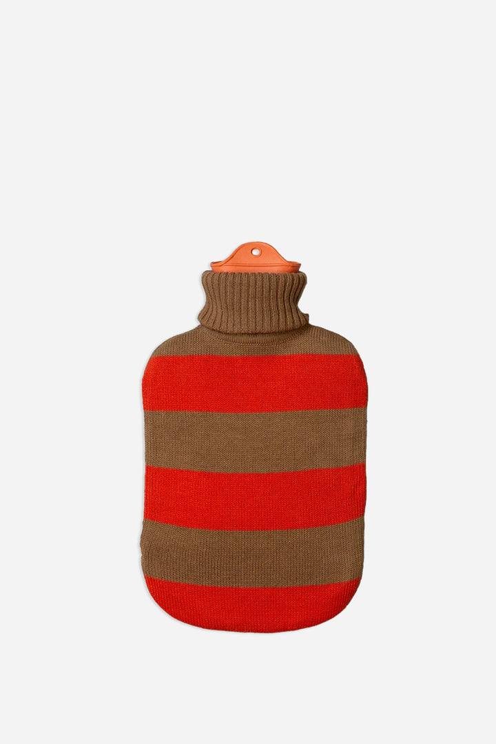 Hot Water Bottle / Vermillion-Camel