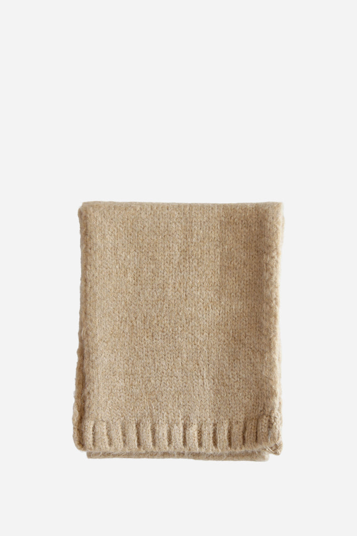 Knitted Scarf  / Camel