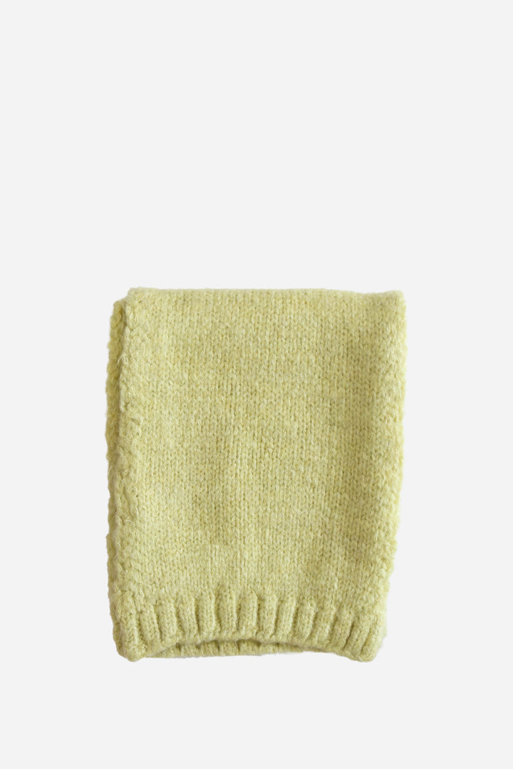 Knitted Scarf  / Lemon