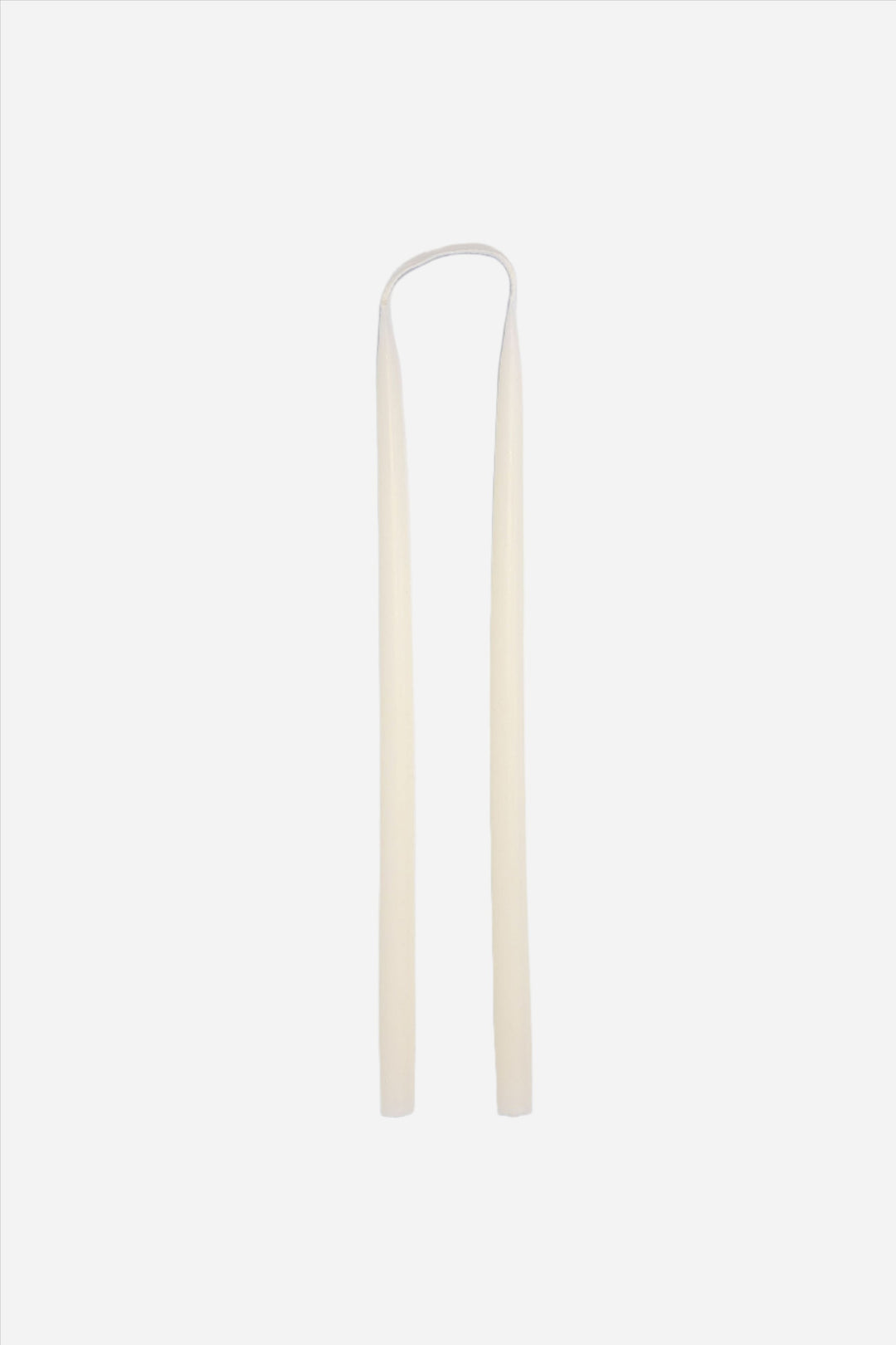 28cm Pair of Candles / Off White
