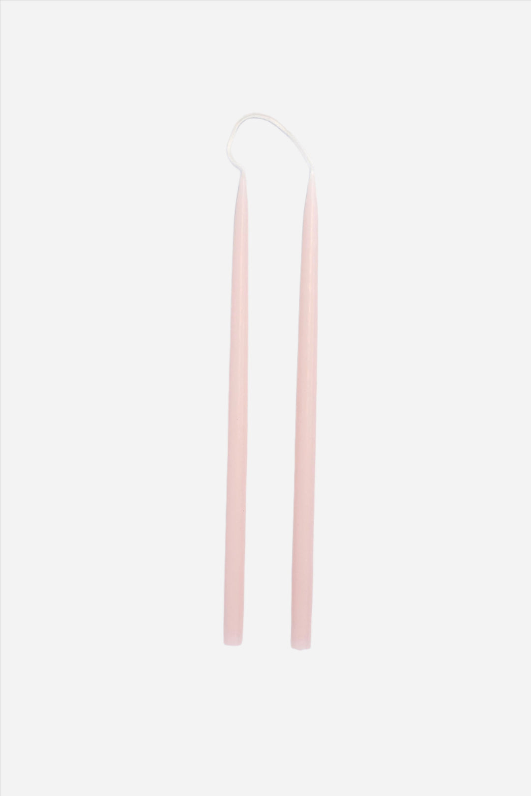 28cm Pair of Candles / Old Rose