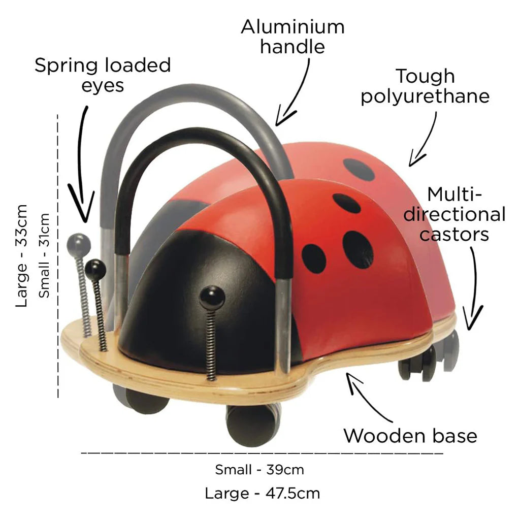 Wheelybug Ride On LadyBird / Large