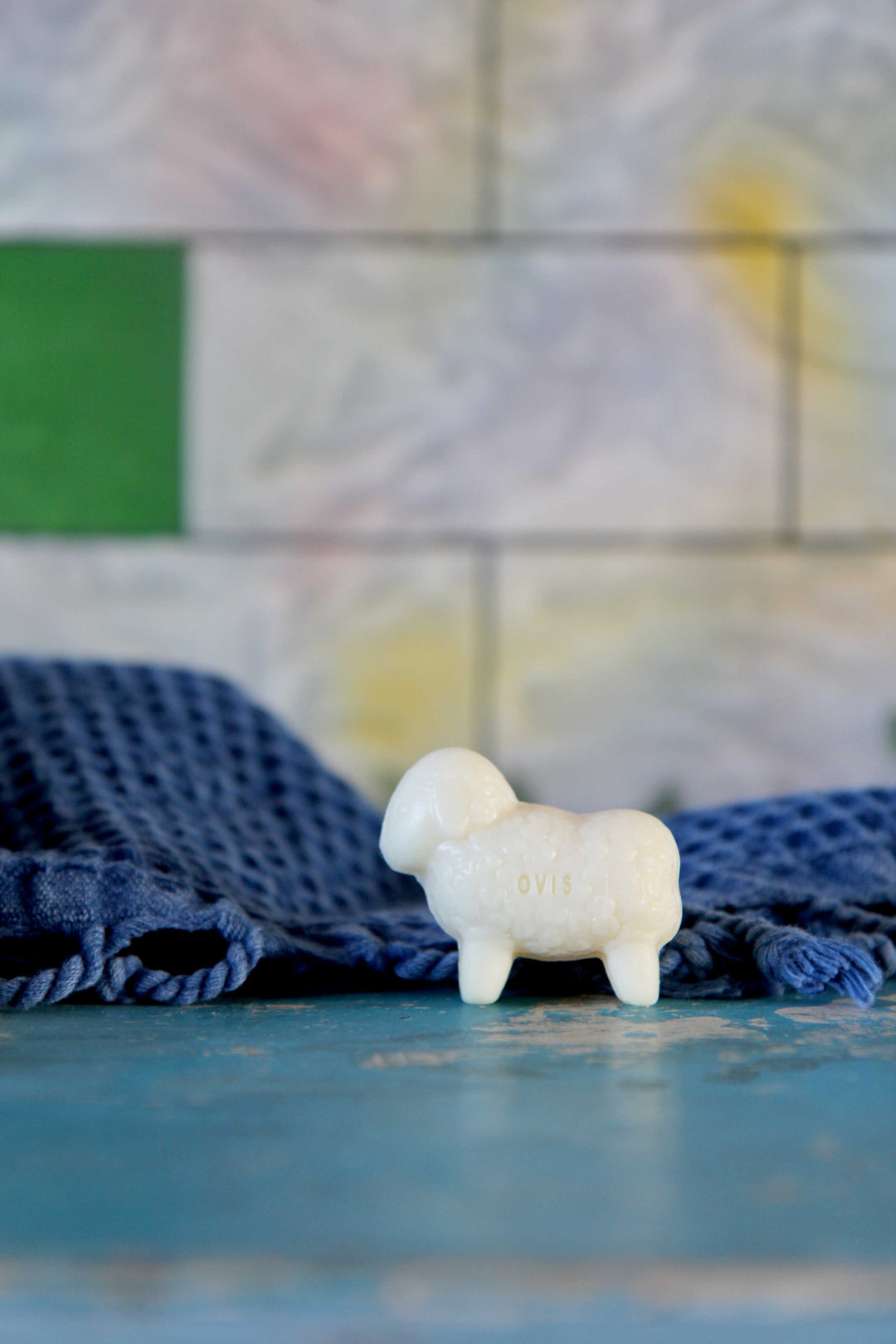 lamb shaped sheeps milk soap