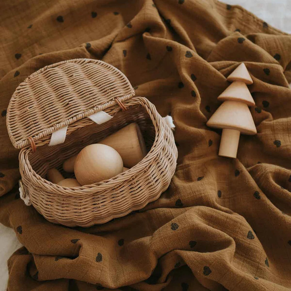 Baby Muslins / Bianca Cumin Heart - Domestic Science Home