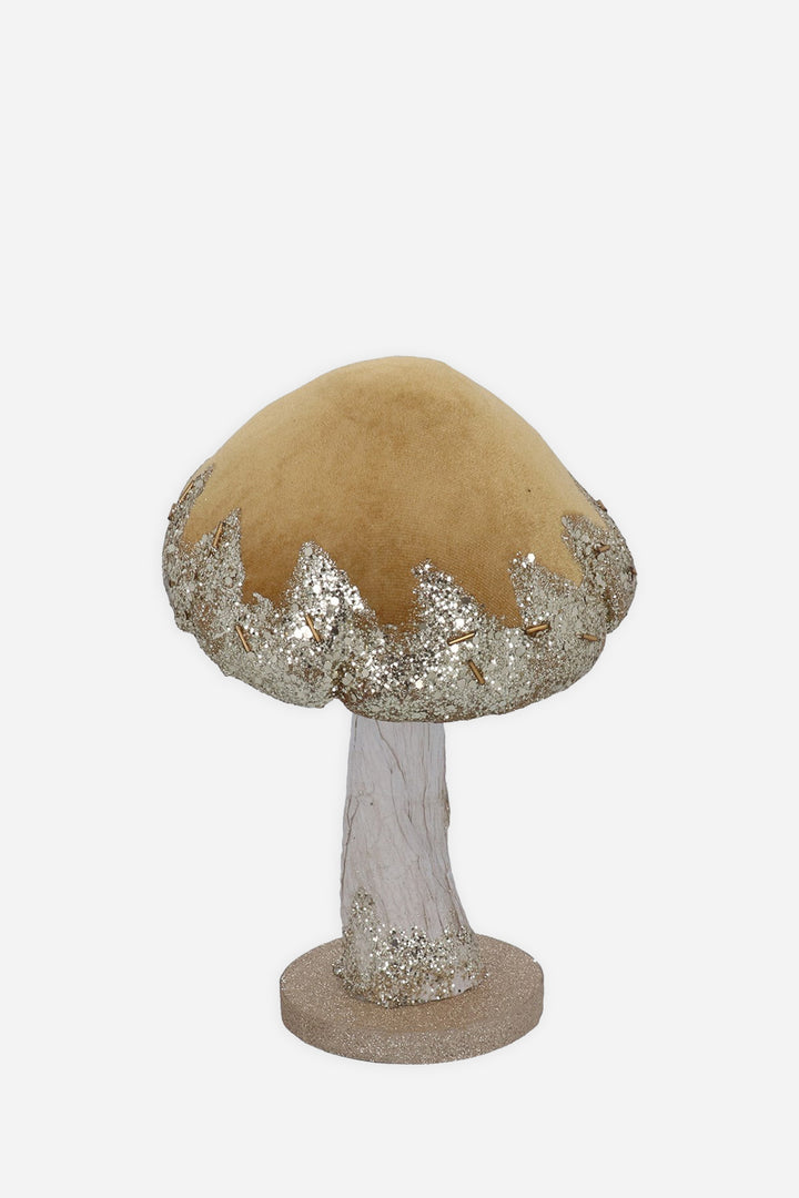 Mustard / Gold Sparkles Toadstool