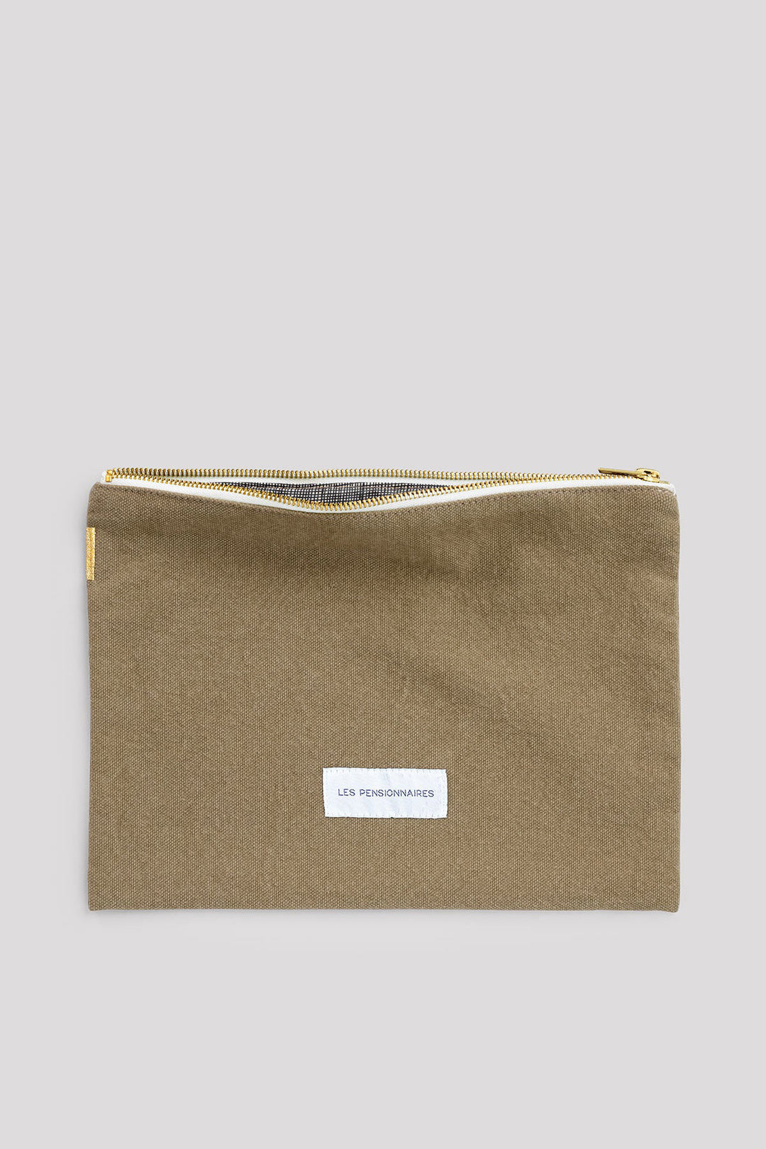 les pensionaires linden green toiletry bag