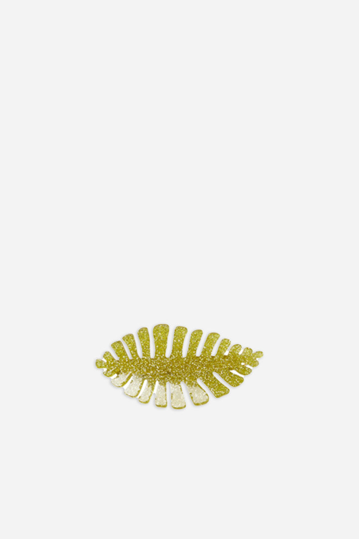Leaf Hairclip / Cyber Yellow