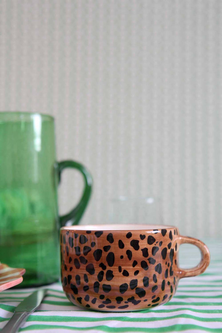 Leopard Print Cappuccino Mug