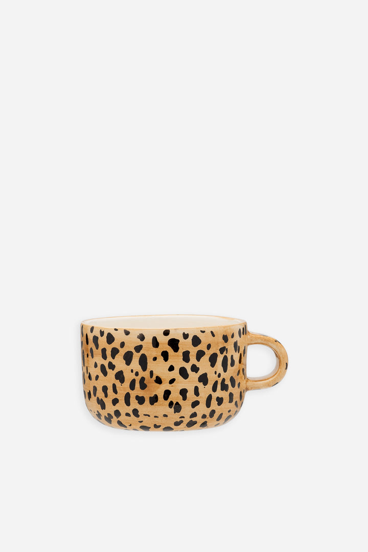 Leopard Print Cappuccino Mug