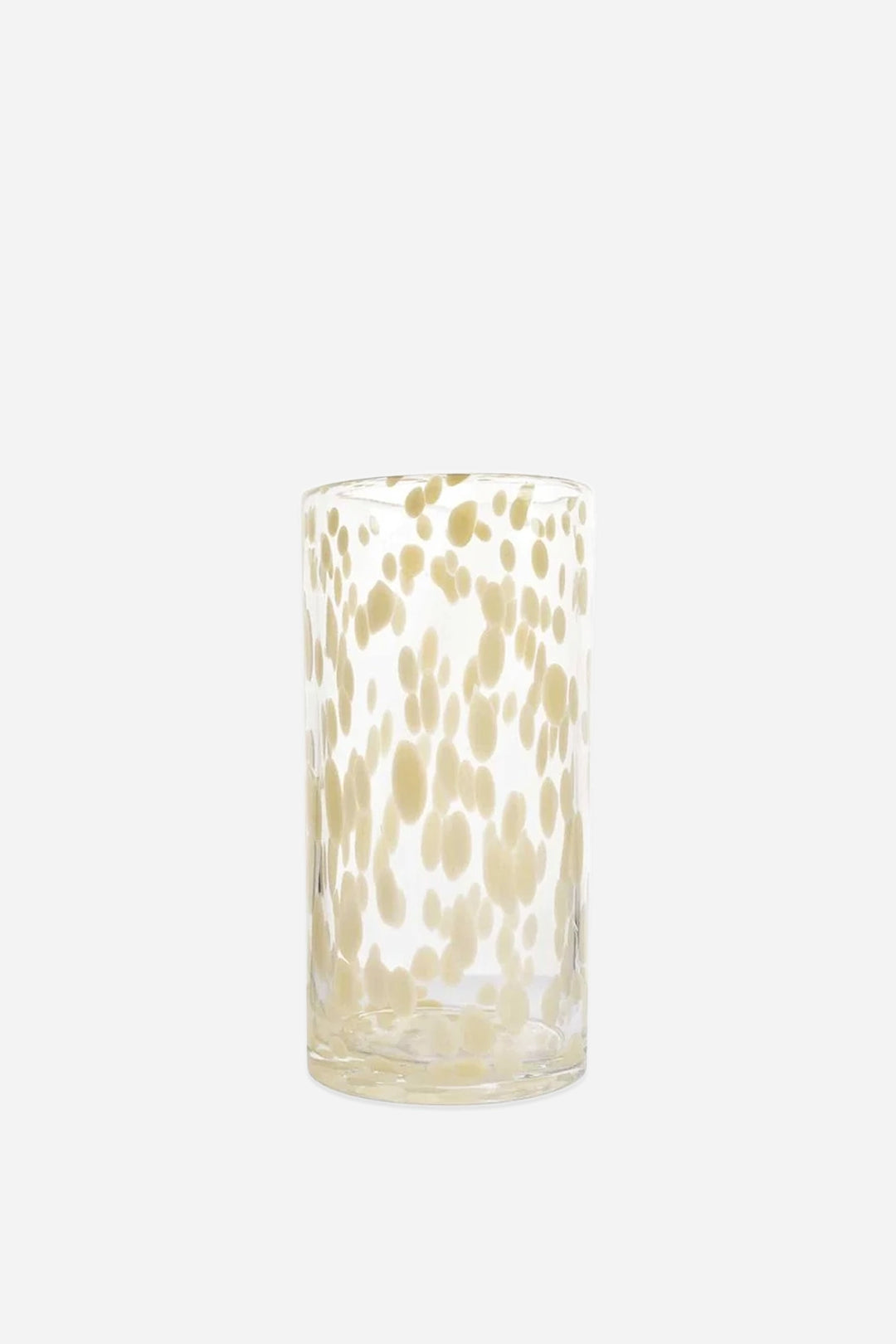 Vase Tube Leopard / Yellow