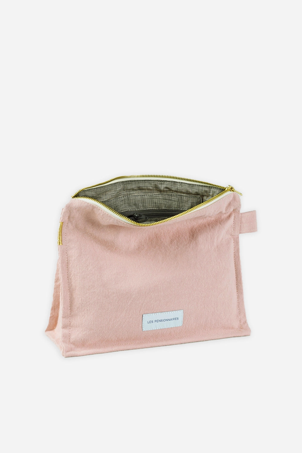 Organic Cotton Toiletry Bag - Delicate Pink