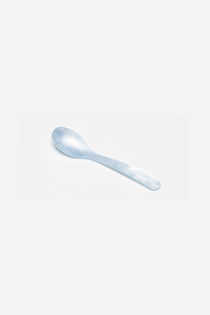 light blue egg spoon G.F Heim Sohne