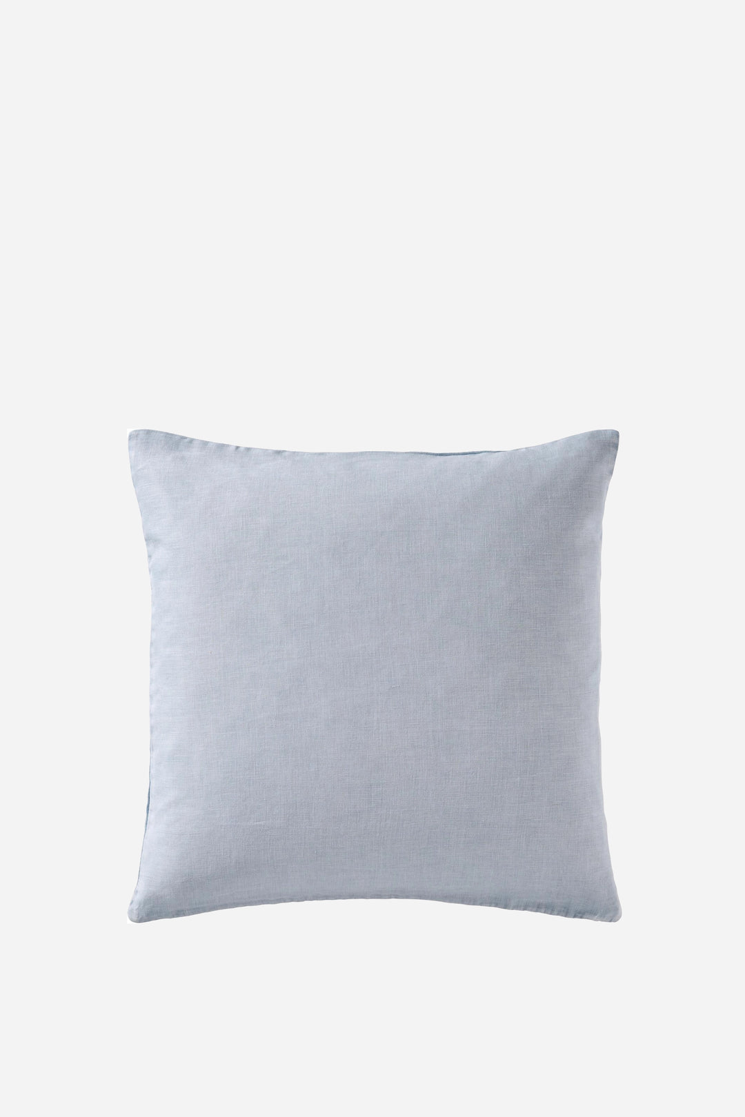 Cornflower blue cushion pillow on a white background