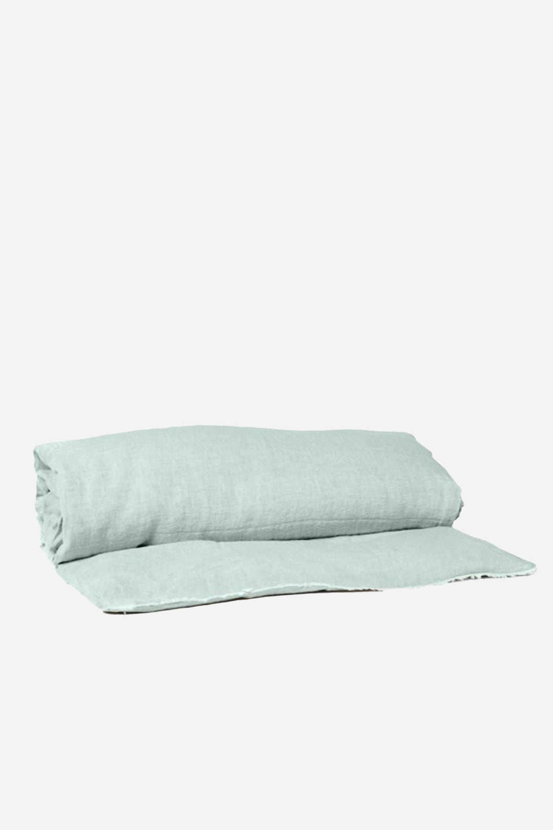 Tumbled Linen Bed Roll / Celadon - Domestic Science Home