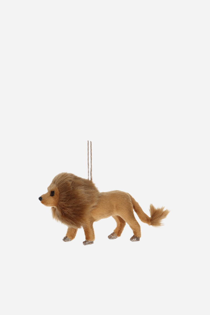Faux Fur Lion Decoration