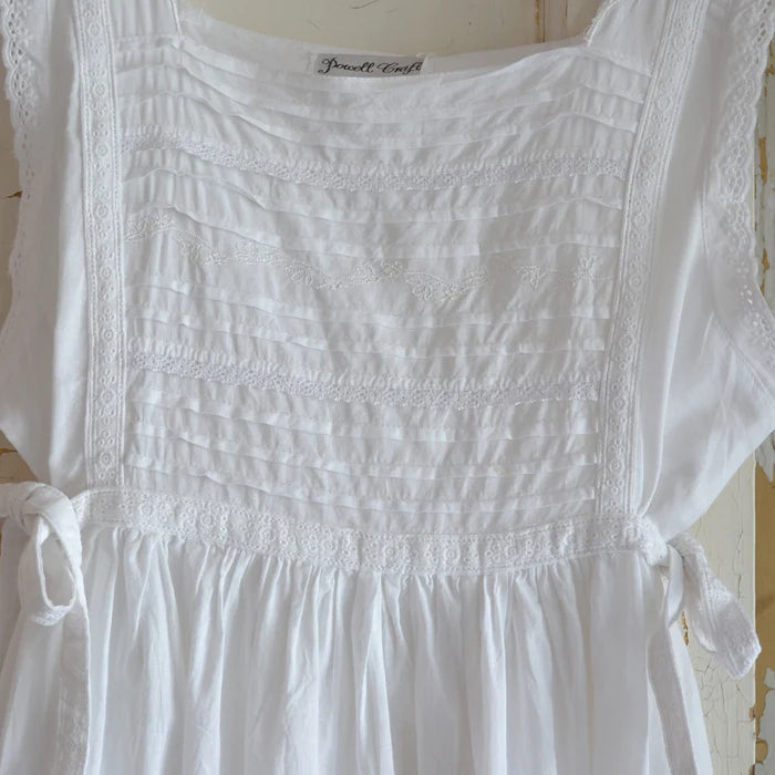 Lorna / Pin-Tucked Bodice Nightdress with Ribbon