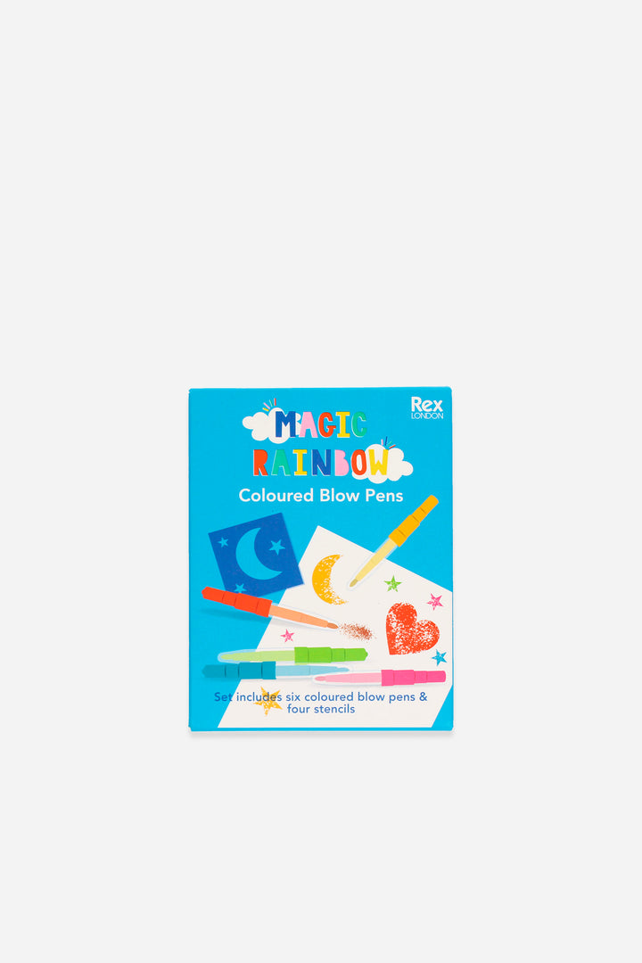 Magic Rainbow Coloured Blow Pens