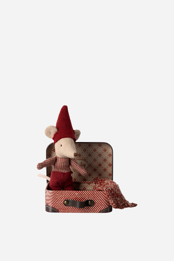 Chistmas Mouse / Baby in Suitcase