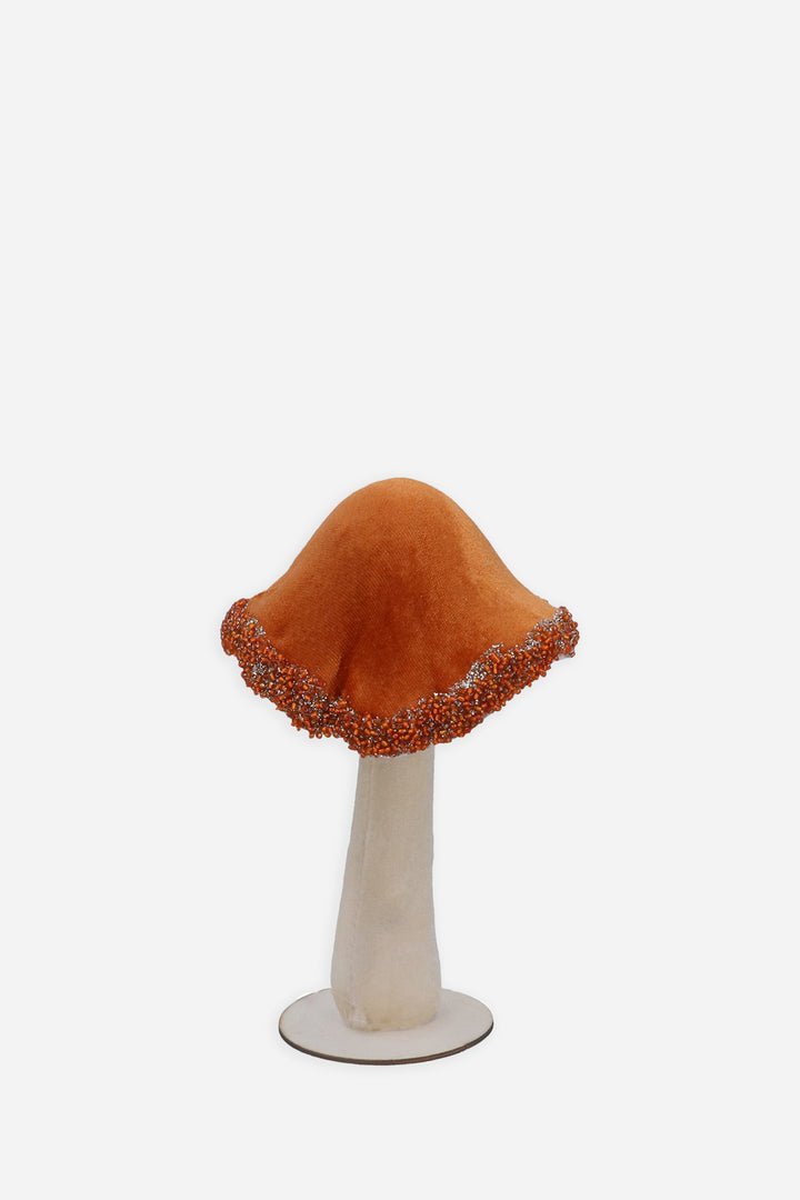 Orange / Gold Sparkles Toadstool