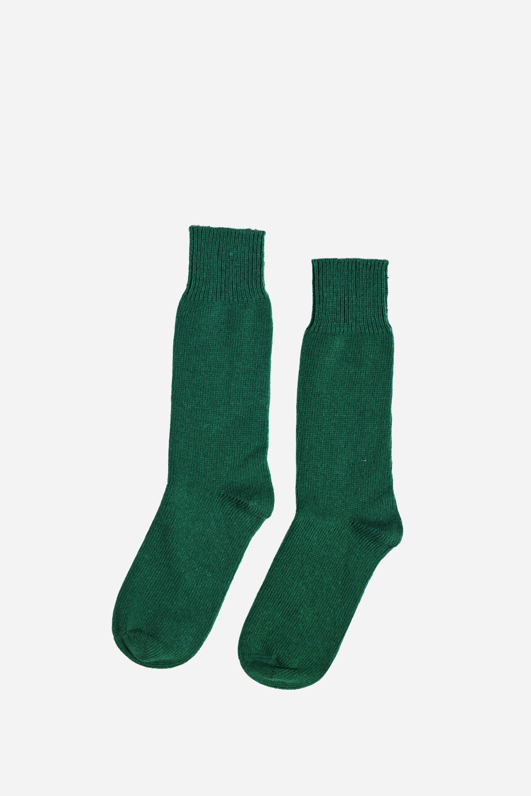 Mens Plain Socks / Green