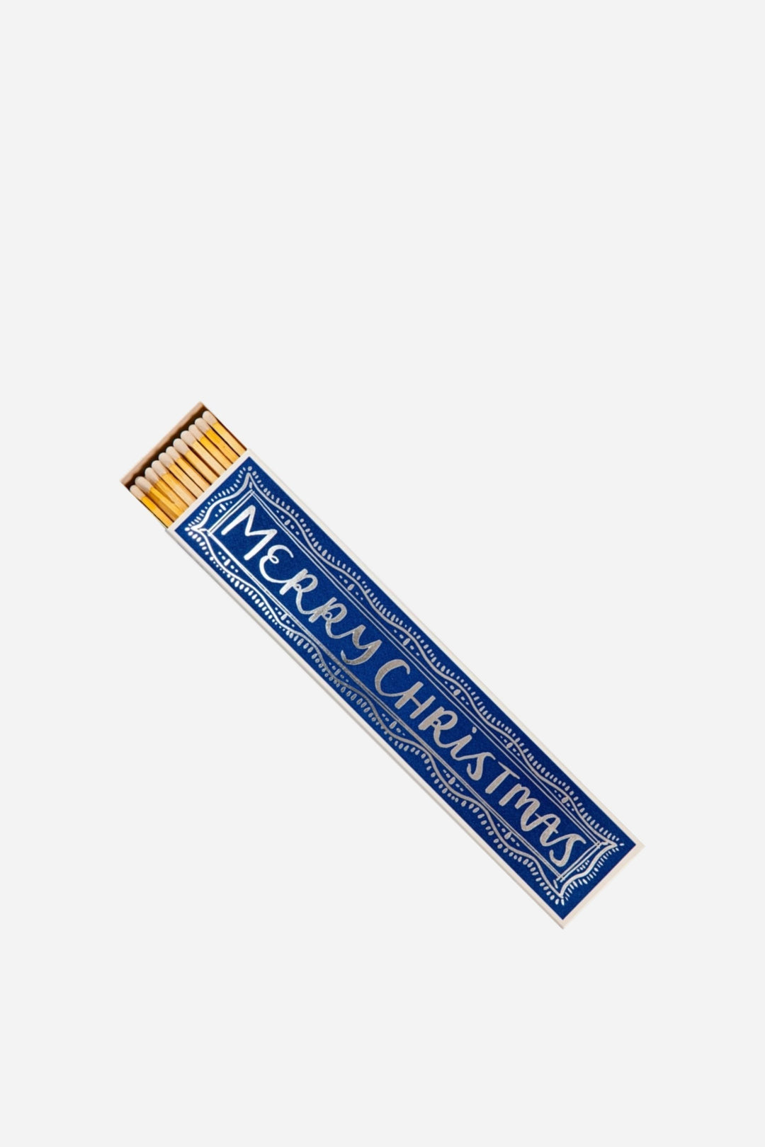 Matches with 'Merry Christmas' text on a white background