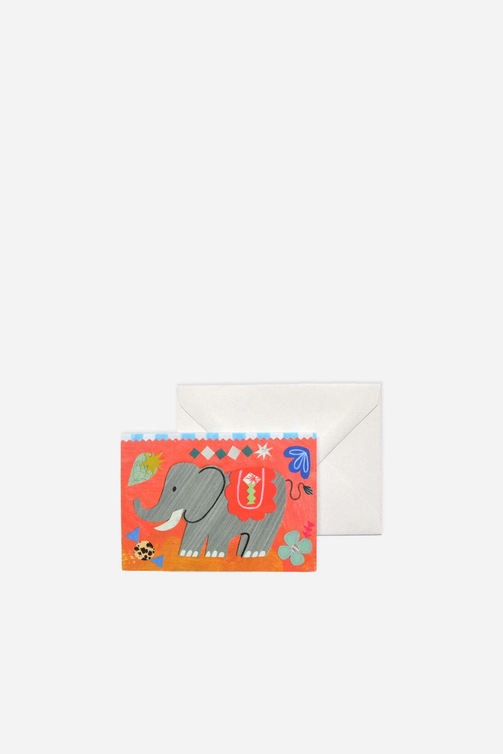 Circus Elephant Mini Card - Domestic Science Home
