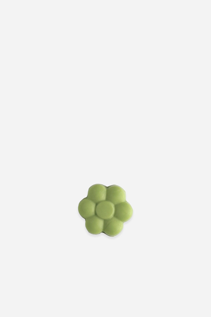 mini flower soap green