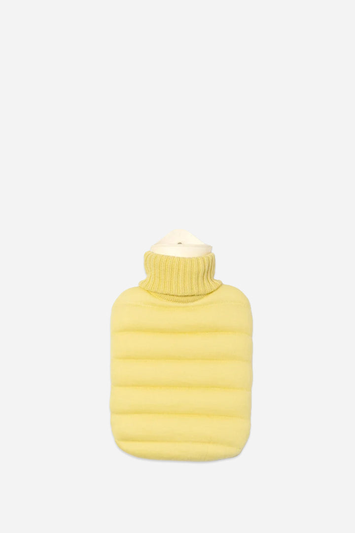 Mini Puffy Hot Water Bottle Butter / Yellow