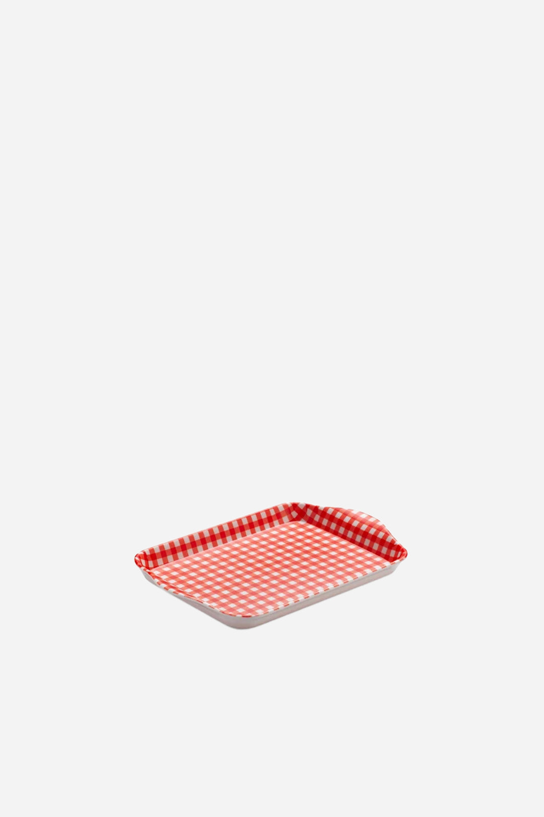 Mini Gingham Tray / Red