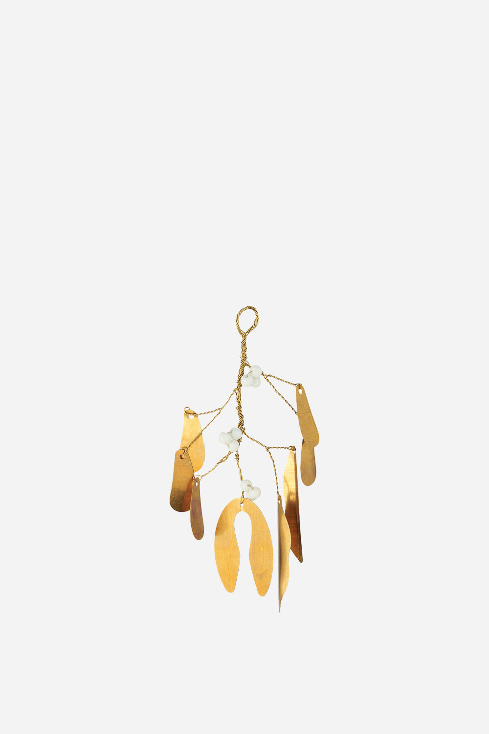 Gold Mistletoe Decoration / Small - Domestic Science Home