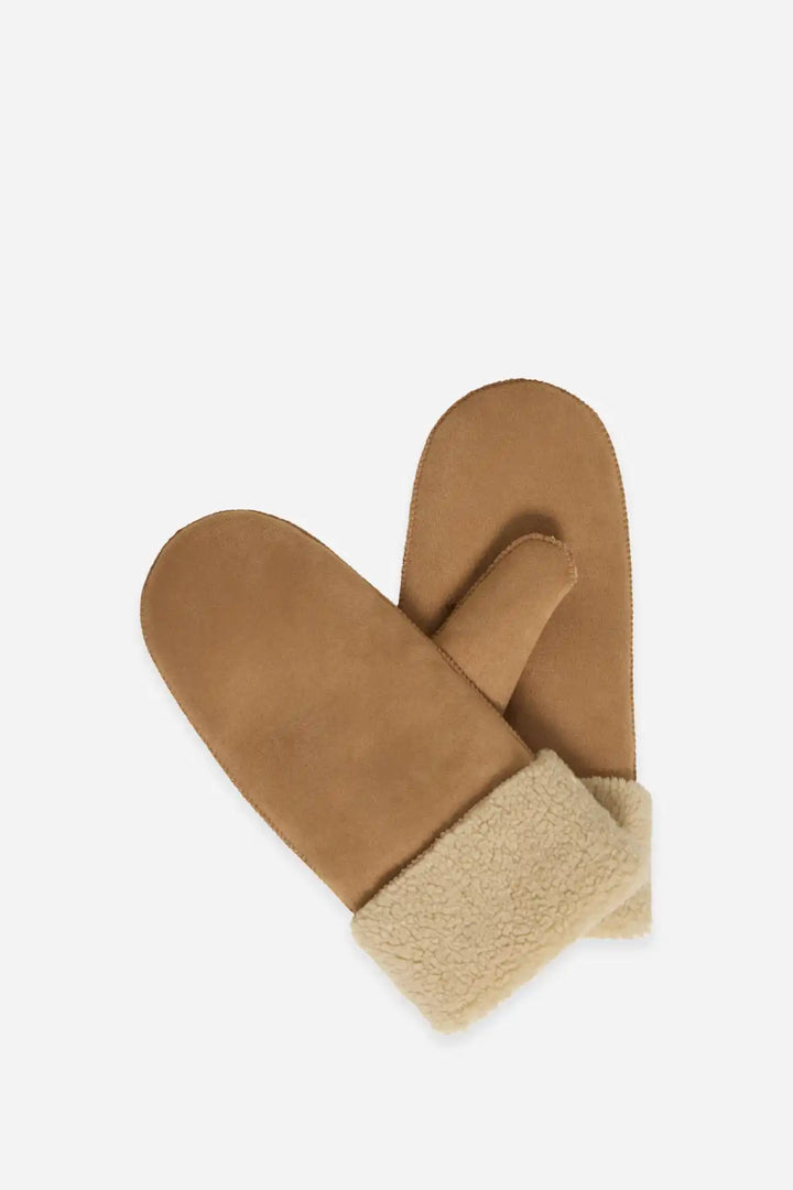 Iasille Mittens / Bone Brown